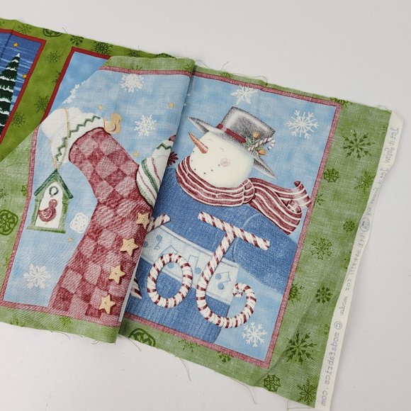 Moda Fabrics Let It Snow Deb Strain Panel 11.5x44" - Picture 8 of 10